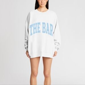 The Bar White and Blue Sweatshirt